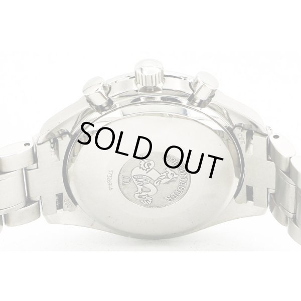 オメガ　スピードマスターデイト　３５１３．３０　銀文字盤　裏面拡大