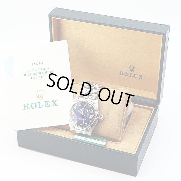 ロレックス　１６０１４Ｇ　紺グラデーション文字盤　Ｒ番　箱・保証書