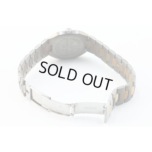 オメガ　シーマスター　ポラリスデイデイト　２２２０．４０　グレー文字盤　チタンブレス