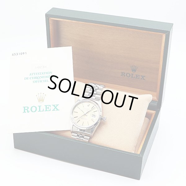 ロレックス　１６２３４　銀文字盤　Ｓ番　箱・保証書