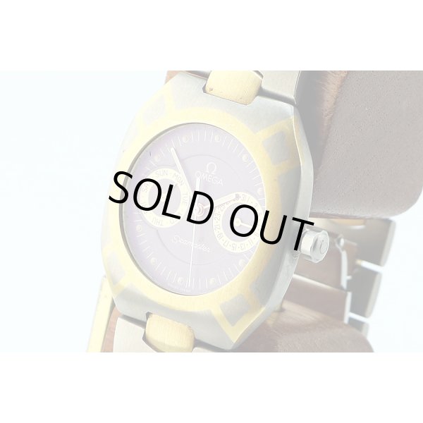 オメガ　シーマスター　ポラリスデイデイト　２２２０．４０　グレー文字盤　サイド拡大