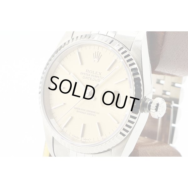 ロレックス　１６２３４　銀文字盤　Ｓ番　サイド拡大