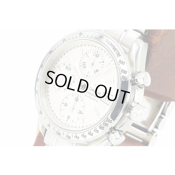 オメガ　スピードマスターデイト　３５１３．３０　銀文字盤　サイド拡大