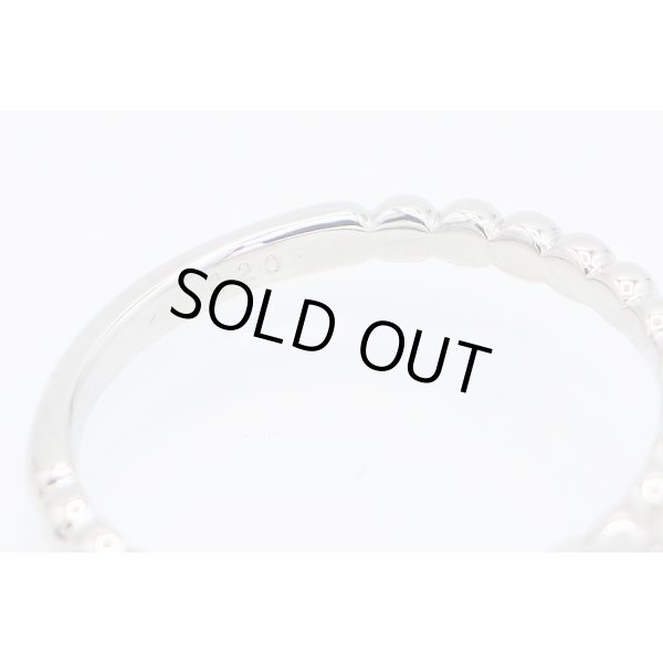 PT900 ダイアイリリング 0.20ct 4.70g　刻印(2)