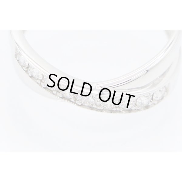 PT950 ダイアイリリング 0.30ct 4.00g　拡大