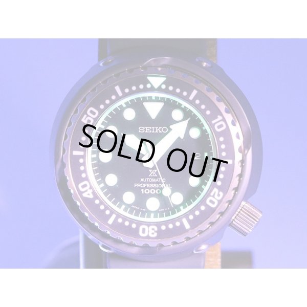 セイコー　プロスペック　マリンマスター　ＳＢＤＸ０３８　黒文字盤　蛍光