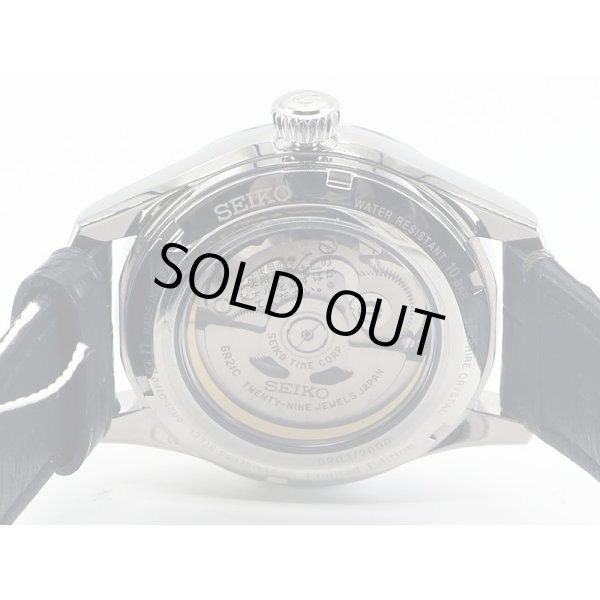 セイコー　プレサージュ　ＳＡＲＷ０４５　漆、白檀文字盤　６Ｒ２１－０１Ｆ０　裏面拡大