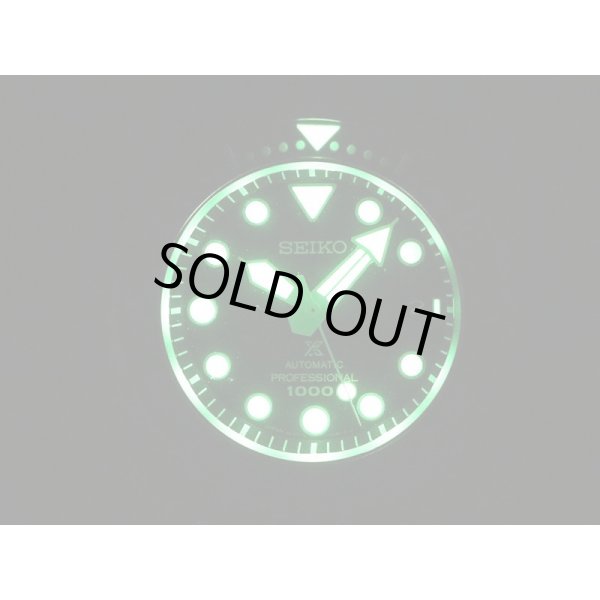 セイコー　プロスペック　マリンマスター　ＳＢＤＸ０３８　黒文字盤　蛍光