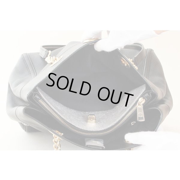 コーチ　ターンロック イーディ ハンドバック F1880-F87239 ブラック　中身(2)