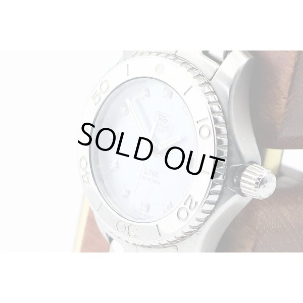 タグホイヤー　リンク　ＷＪ１３１７　青シェル文字盤　１１Ｐ　サイド拡大