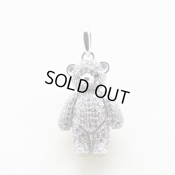 K18WG ダイアイリペンダントトップ 2.30ct 7.10g　装着イメージ