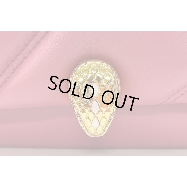 ブルガリ　セルペンティ カボション クロスボディ ミニバッグ ピンク　表面拡大(1)