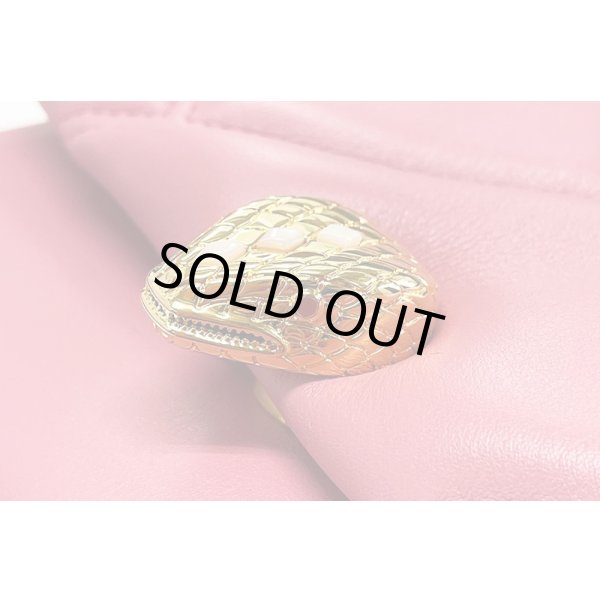 ブルガリ　セルペンティ カボション クロスボディ ミニバッグ ピンク　拡大(2)