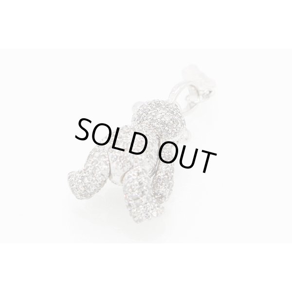 K18WG ダイアイリペンダントトップ 2.30ct 7.10g　裏面