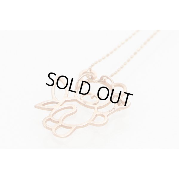 K18PG ダイアイリペンダントネックレス 0.03ct 2.40g　裏面