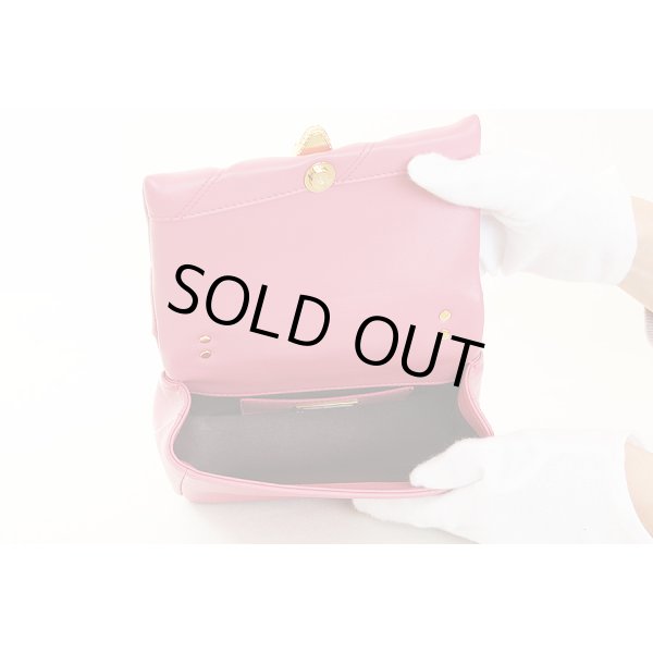 ブルガリ　セルペンティ カボション クロスボディ ミニバッグ ピンク　中身