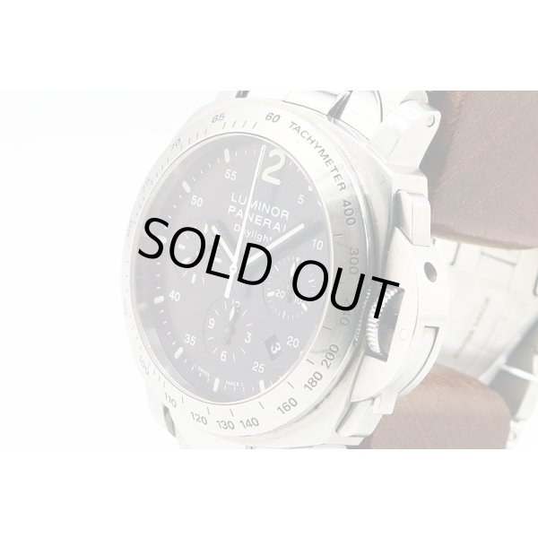 パネライ　デイライト　ＰＡＭ００２５０　クロノグラフ　黒文字盤　サイド拡大