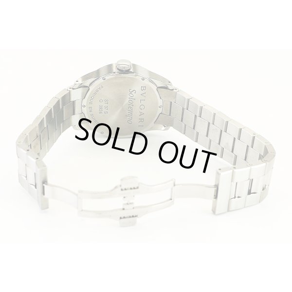 ブルガリ　ソロテンポ　ＳＴ３７Ｓ　黒文字盤　ブレス