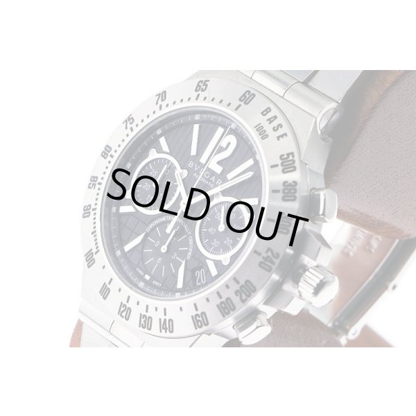 ブルガリ　ディアゴノプロフェッショナル　ＣＨ４０Ｓ　黒文字盤　サイド拡大