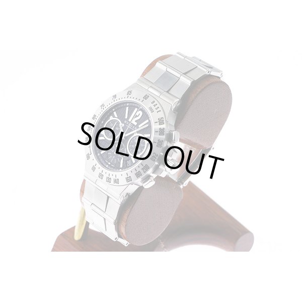 ブルガリ　ディアゴノプロフェッショナル　ＣＨ４０Ｓ　黒文字盤　サイド