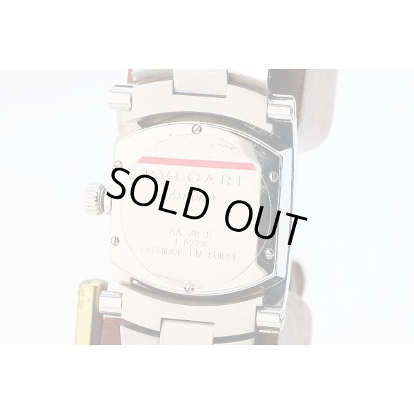 ブルガリ　アショーマ　ＡＡ３９Ｓ　ガンメタル文字盤　裏面拡大