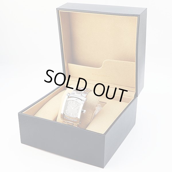 ブルガリ　アショーマ　ＡＡ３９Ｓ　ガンメタル文字盤　箱