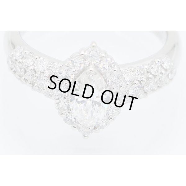 PT900 ダイアイリリング 0.577ct 0.87ct 7.60g　拡大