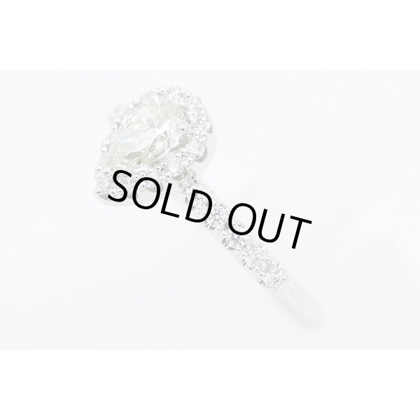 PT900 ダイアイリリング 0.503ct 0.30ct 5.80g　サイド