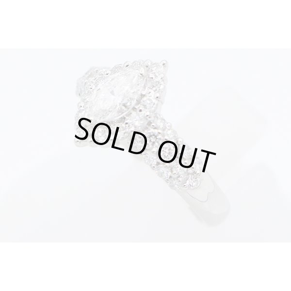 PT900 ダイアイリリング 0.577ct 0.87ct 7.60g　サイド