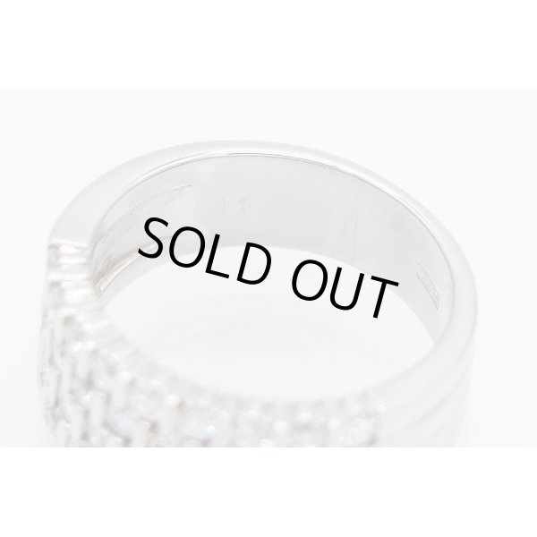 PT900 ダイアイリリング 1.10ct 9.30g　刻印(2)