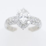 画像: PT900 ダイアイリリング 0.577ct 0.87ct 7.60g