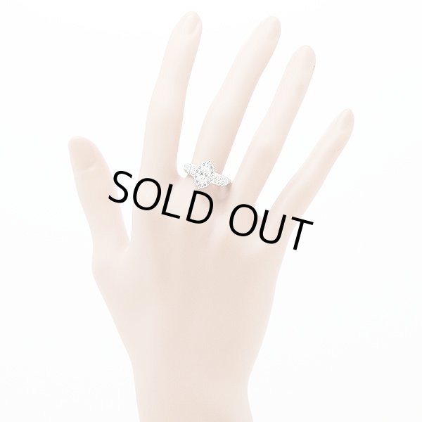 PT900 ダイアイリリング 0.577ct 0.87ct 7.60g　装着イメージ