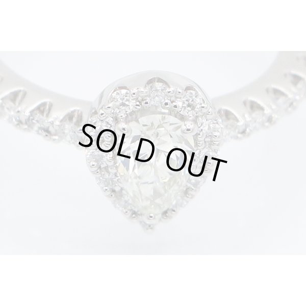 PT900 ダイアイリリング 0.503ct 0.30ct 5.80g　拡大