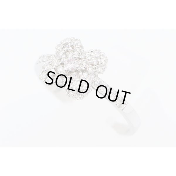 PT900 ダイアイリリング0.50ct 3.40g　サイド