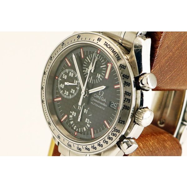 オメガ　スピードマスターレーシング　３５１９．５０　カーボン文字盤　サイド拡大