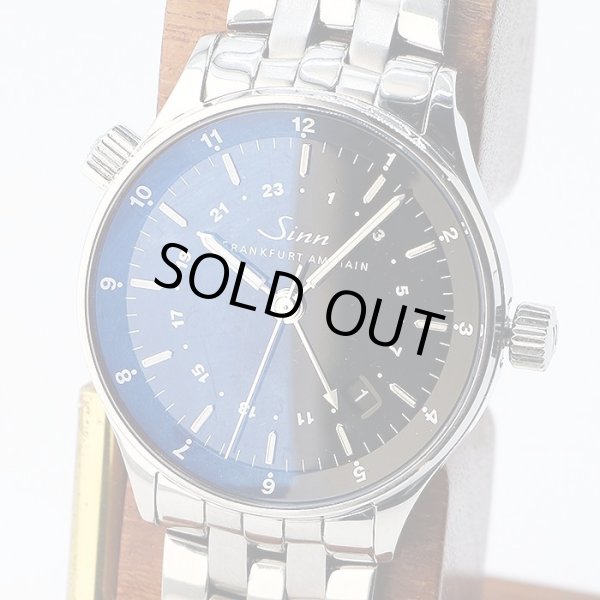 ジン　フランクフルト　ファイナンシャルウォッチ　６０６０ＧＭＴ　黒文字盤