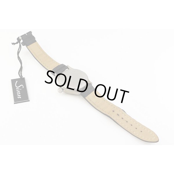 ジン　８５６　ＵＴＣ　黒文字盤　革ベルト状態　裏面