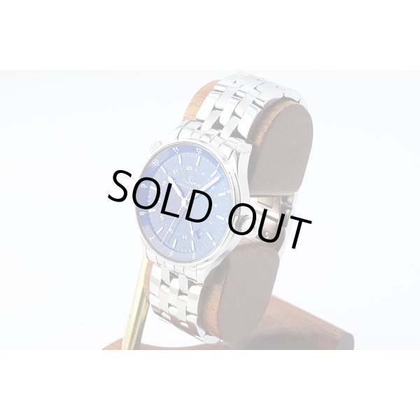 ジン　フランクフルト　ファイナンシャルウォッチ　６０６０ＧＭＴ　黒文字盤　サイド