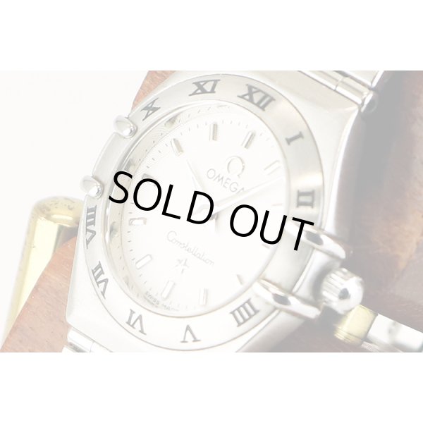 オメガ　コンステレーションミニ　１５６２．３０　銀文字盤　サイド拡大