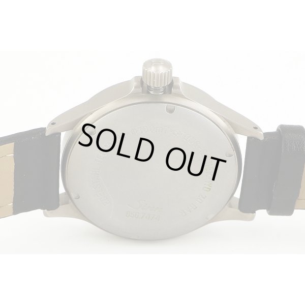 ジン　８５６　ＵＴＣ　黒文字盤　裏面拡大