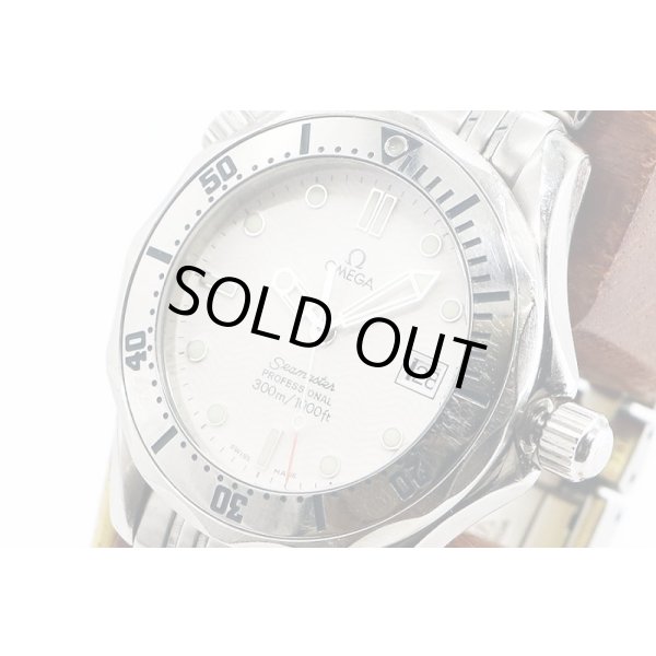 オメガ　シーマスター　２５６２．２０　白文字盤　サイド拡大