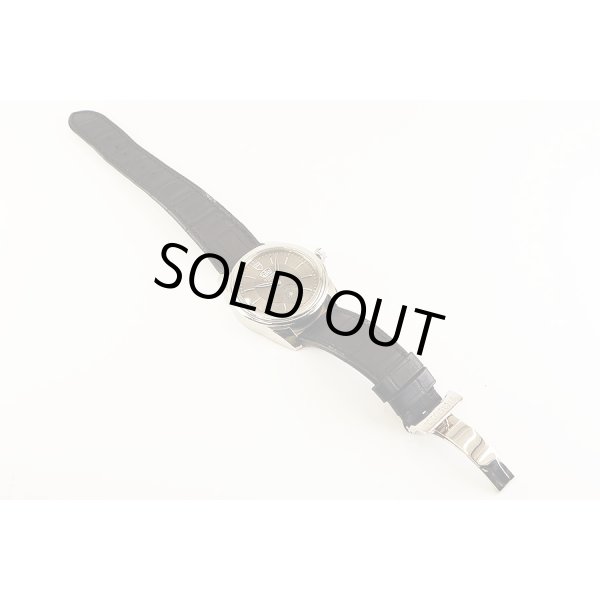 チューダー　グラマー　ダブルデイト　５７０００　Ｊ４０５２９２　グレー文字盤　革ベルト状態　表面