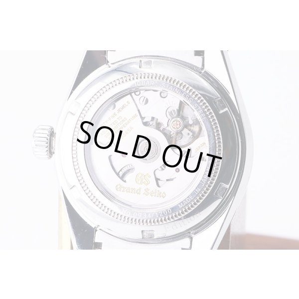 グランドセイコー　ＳＢＧＲ０８１　９Ｓ６５－００Ｊ０　銀文字盤　青秒針　裏面拡大