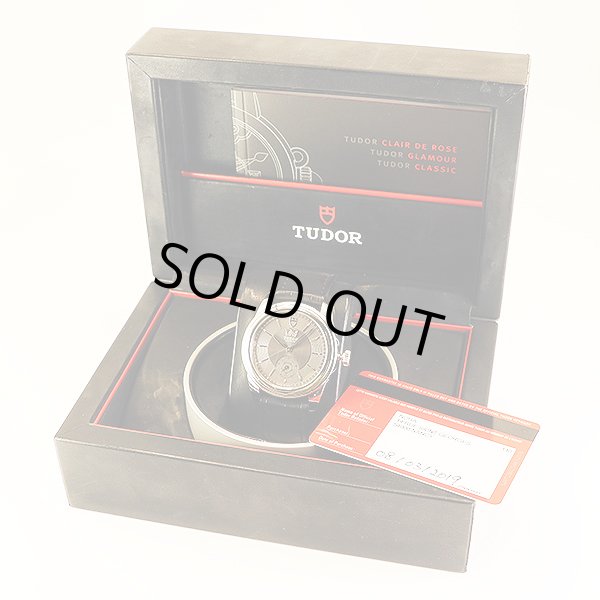 チューダー　グラマー　ダブルデイト　５７０００　Ｊ４０５２９２　グレー文字盤　箱・保証書