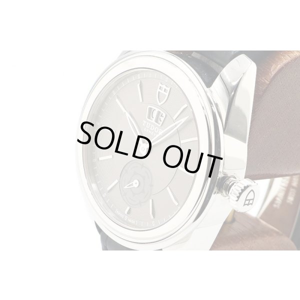 チューダー　グラマー　ダブルデイト　５７０００　Ｊ４０５２９２　グレー文字盤　サイド拡大