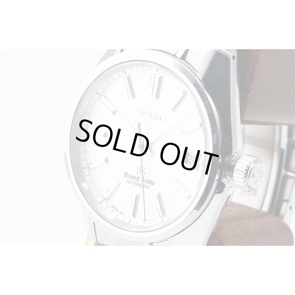 グランドセイコー　ＳＢＧＲ０８１　９Ｓ６５－００Ｊ０　銀文字盤　青秒針　サイド拡大