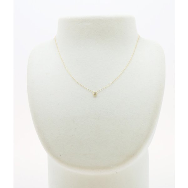 K18 ダイアイリネックレス 0.80g　サイズ