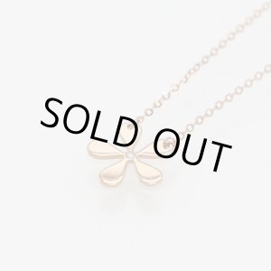 画像: 750PG ダイアイリネックレス 0.008ct 1.80g