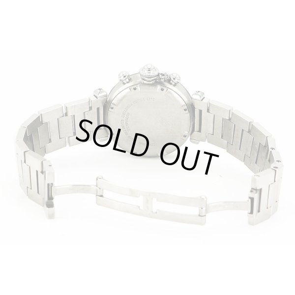 カルティエ　パシャＣ　クロノグラフ　白文字盤　ブレス