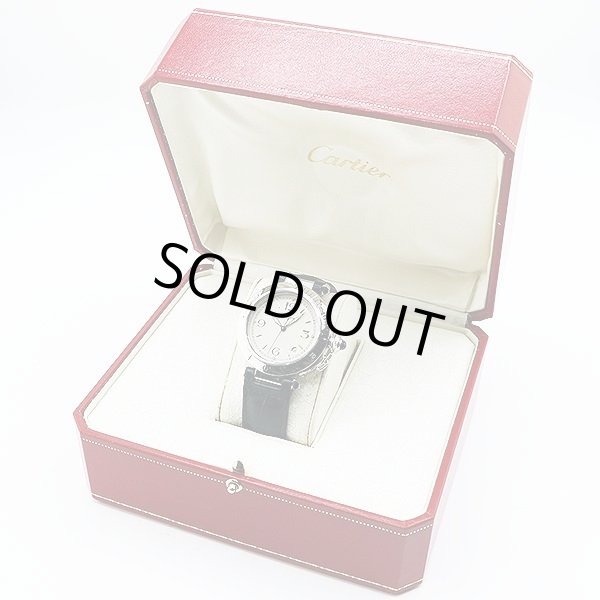カルティエ　パシャ３８　アイボリー文字盤　箱